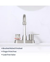 Slickblue 2-Handle Bathroom Sink Faucet Classic and Practical Design