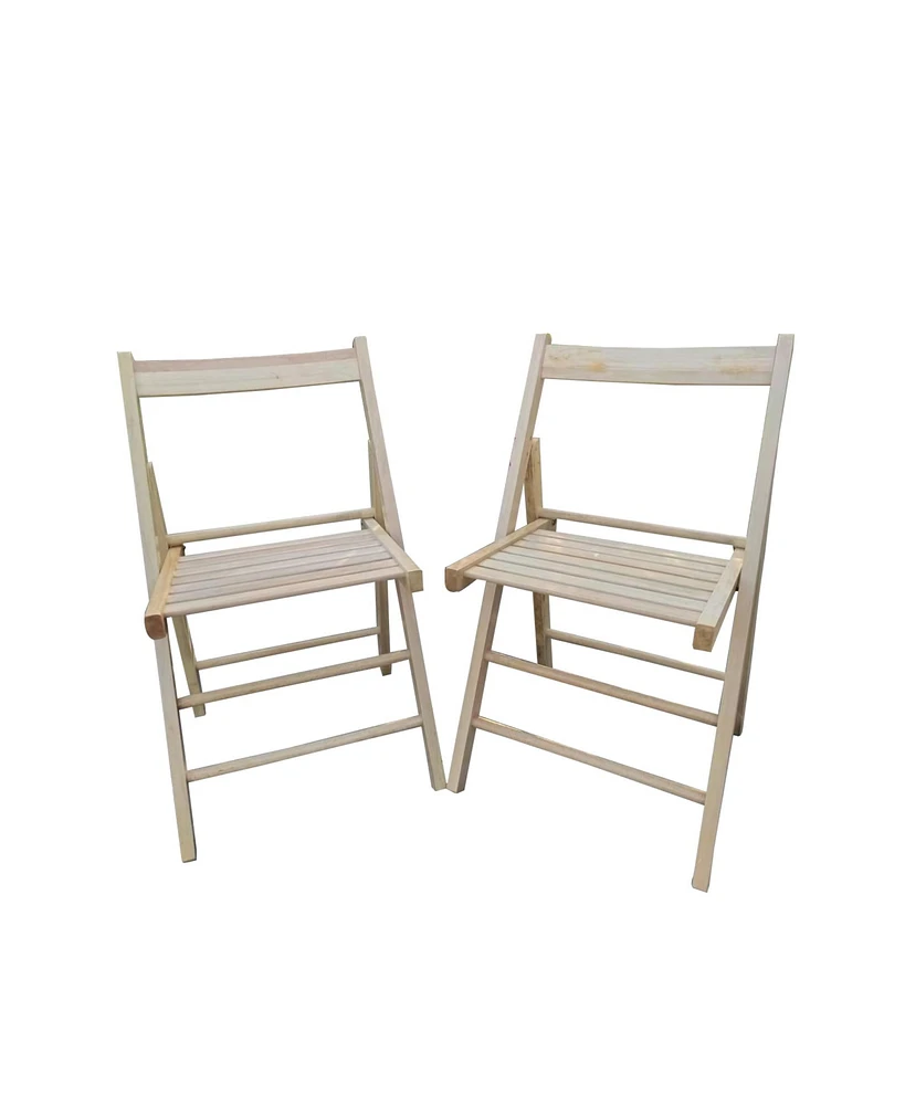 Slickblue Set of 2 Folding Chairs – Foldable Style