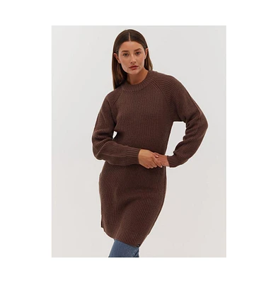 Bench Dna Women's Karlie Rib Knit Sweater Dress