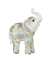 Fc Design 4.75"H Thai Elephant in Baby Blue Figurine Decoration Home Decor Perfect Gift for House Warming, Holidays and Birthdays