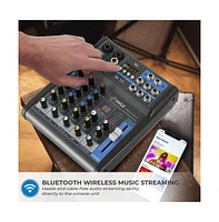 Pyle 4-Channel Bluetooth Pro Audio Dj Sound Mixer