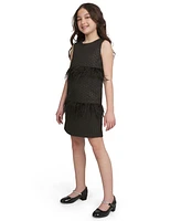 Bcbg Girls Big Brocade Round Neck Dress