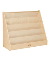 ECR4Kids Single-Sided Book Display, Natural