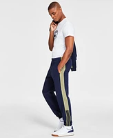 Lacoste Men's Regular-Fit Colorblocked Double-Face Pique Jogger Pants