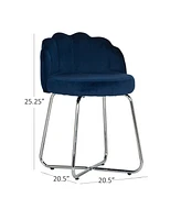 Hillsdale 25.25" Metal Catalina Vanity Stool