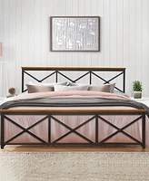 Hillsdale 44.5" Metal Ashford King Bed