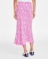 On 34th Women's Floral-Print Midi Slip Skirt, Exclusively at Macy's