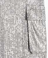 On 34th Women's High Rise Sequin Cargo Pants, Created for Macy's