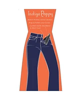 Indigo Poppy Women's Dark Wash Tummy Control Bootcut with Front Pocket Seam detail Jeans