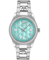 Philipp Plein Women's Queen Crystal Stainless Steel Bracelet Watch 38mm