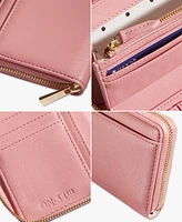 On 34th Angii Zip Around Solid Wallet, Created for Macy's