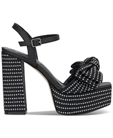 Jessica Simpson Women's Lollien Studded Bow Platform Sandals