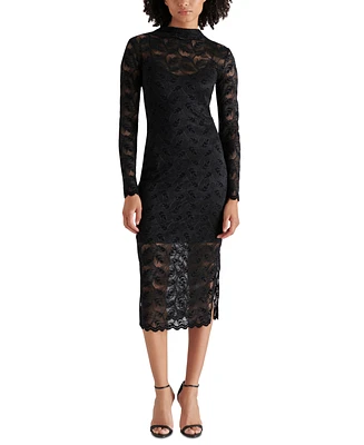 Steve Madden Women's Coven Lace Midi Dress