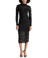 Steve Madden Women's Coven Lace Midi Dress