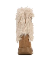 Franco Sarto Women's Brina-Fur Mid Shaft Lug Sole Boots
