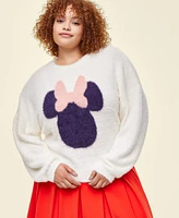 Disney | Macy's Plus Minnie Majorette Fuzzy Sweater, Created for