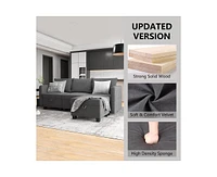 gaomon Storage Ottoman for Modular Sectional Sofa, 26 x 26 x 17 Inches Foot Rest Stool with Stroage and Seat Cube for Living Room Apartment Lounge