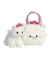 Aurora Small Pearl Kitty Fancy Pals Fashionable Plush Toy White 7"