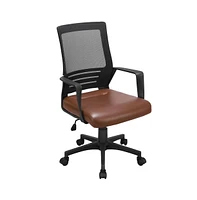 Yaheetech Home Office Desk Chair Mid Back Computer Chair