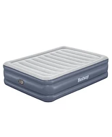 Bestway Tritech Air Mattress w/ Built-in Ac Pump & Antimicrobial Coating, Queen