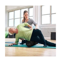 HolaHatha Portable High Density Solid Eva Foam Roller for Yoga and Gym Workouts