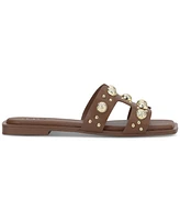 I.n.c. International Concepts Women's Peeta Stud Flat Sandals, Created for Macy's