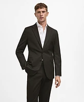 Mango Men's Stretch Fabric Suit Blazer