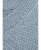 Mango Men's Slim-Fit Ribbed Cotton Knit Sweater