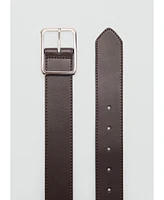 Mango Men's Leather Belt