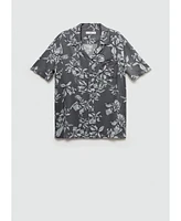 Mango Men's Hawaiian-Print Shirt