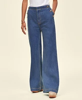 Disney | Macy's Women's Minnie Majorette High Rise Wide-Leg Jeans, Created for