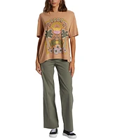 Roxy Juniors' Morockin Cotton Oversized Graphic T-Shirt