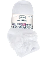 Trimfit 3-Pack Decorative Socks, Little Girls & Big