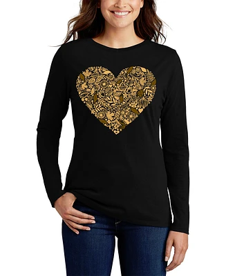 La Pop Art Women's Fall Vibes Long Sleeve T-Shirt