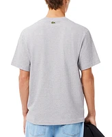 Lacoste Men's Script Logo Crocodile Graphic T-Shirt