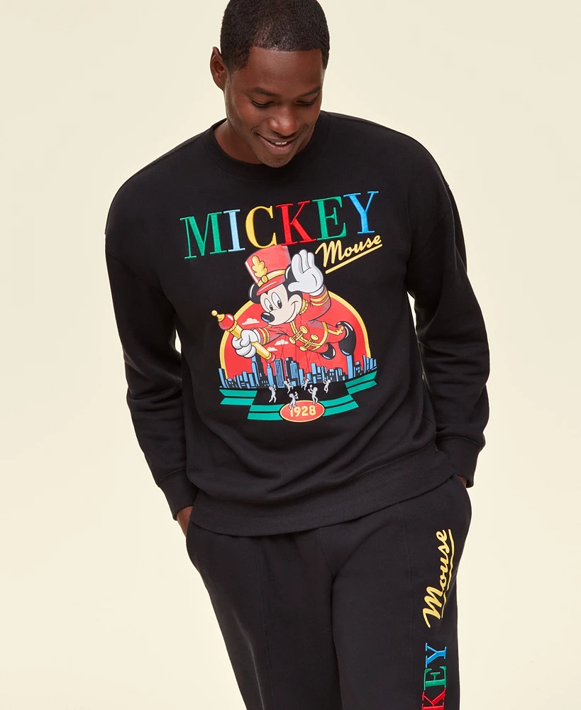 Disney | Macy's Adult Unisex Bandleader Mickey Mouse Balloon Crewneck Sweatshirt, Created for