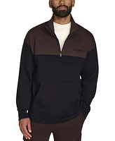 Starter Men's Midweight Fleece Quarter-Zip Pullover Active Knit Top