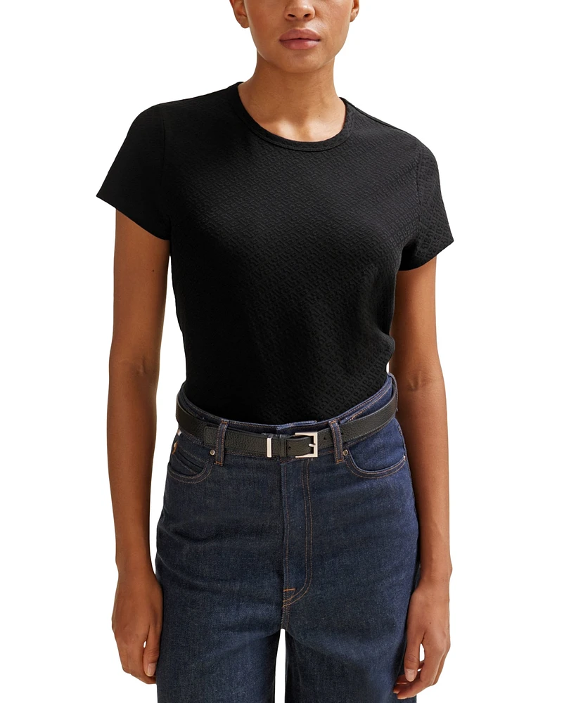 Boss by Hugo Boss Women's 3D Monogram T-Shirt