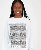 Grayson Threads, The Label Juniors' Los Angeles Photo Print Sweatshirt