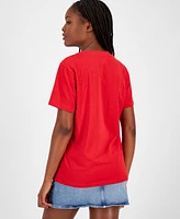Grayson Threads, The Label Juniors' Lunar New Year Smiley Graphic T-Shirt