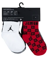 Jordan Baby Monogram Socks, 6-Pack