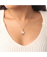 Hello Kitty Sanrio Christmas Santa Pendant Necklace