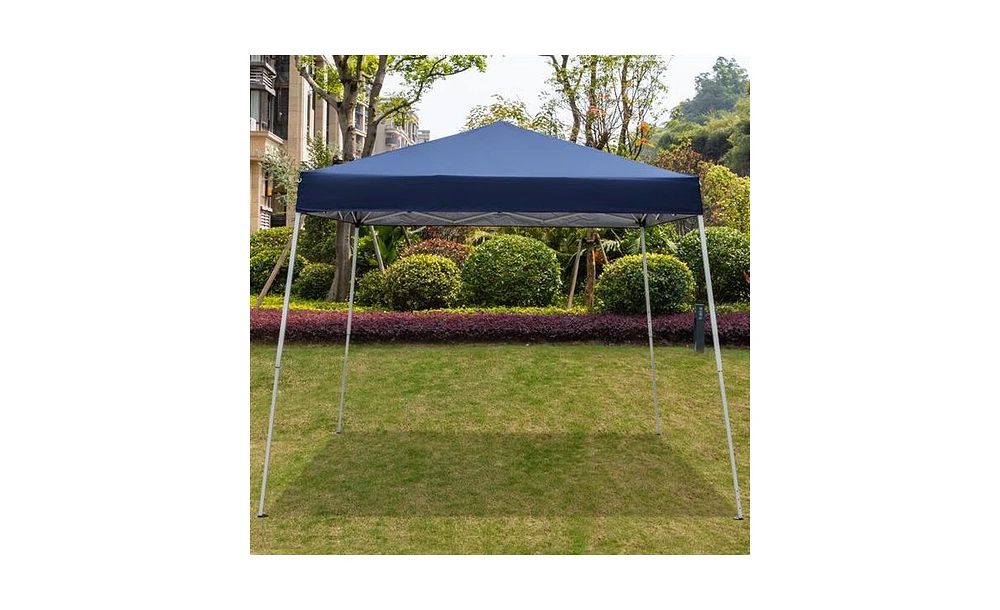 Slickblue Portable Home Use Waterproof Folding Tent Blue