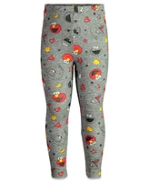 Sesame Street Girls Pullover Peplum T-Shirt and Leggings Outfit Set