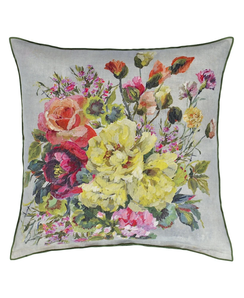 Designers Guild Grandiflora Rose Epice Linen Decorative Pillow