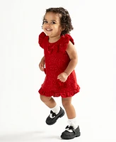 Rare Editions Baby Girl Sequin Tweed Social Dress