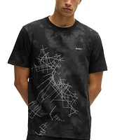 Boss by Hugo Men's Reflective Print Relaxed-Fit T-Shirt