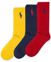 Polo Ralph Lauren Big Pony Crew Socks - 3-Pack