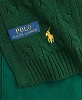 Polo Ralph Lauren Little and Toddler Boys Cable-Knit Cotton Scarf