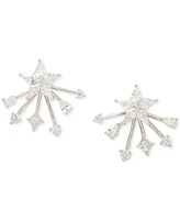 kate spade new york Silver-Tone Cosmos Front to Back Earrings